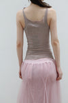 Marc Le Bihan Silk Shrink Turtleneck Top 26957 Series MLB-26957 E23-GKMG ROSE ANCIEN Dried Rose 26957 E23